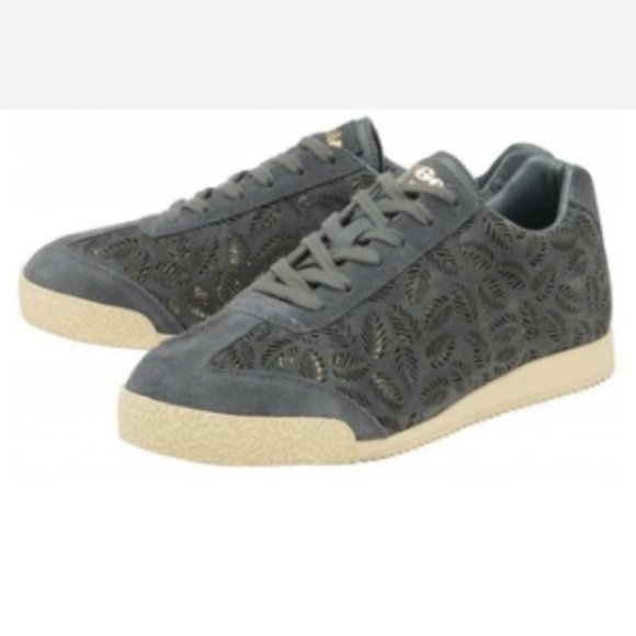 GOLA Harrier Glimmer Leaf Suede Sneakers Size 7 / 38 - Picture 14 of 14